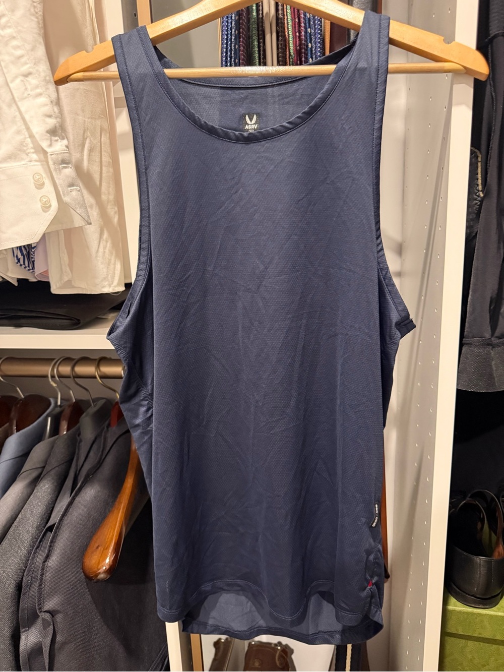 ASRV Men’s Dark Navy Performance Tank